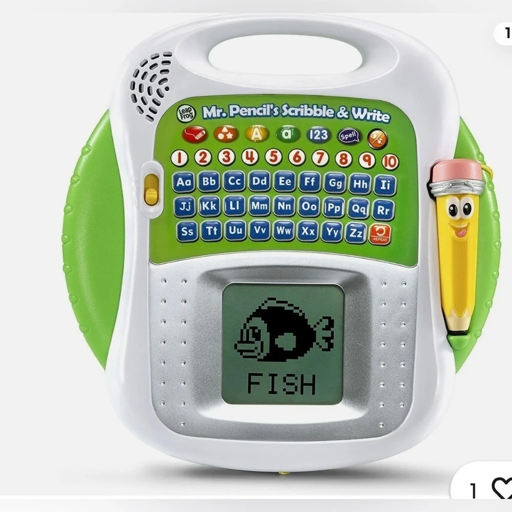 LeapFrog Mr. Pencil's Scribble and Write Toddler Preschool Learning Toy, Green